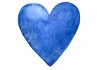 Sticker Coeur bleu marine