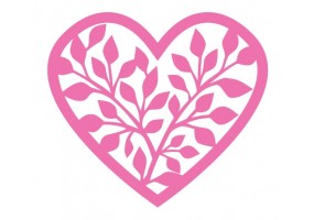 Sticker arabesque Coeur