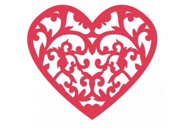 Sticker Occultant Arabesque Coeur