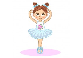 Sticker Danse petite fille