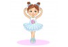 Sticker Danse petite fille