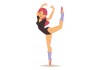 Sticker mural Danseuse etoile