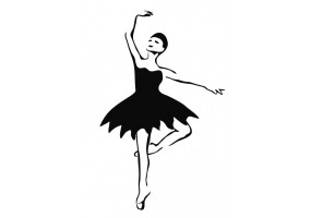 Sticker mural Danseuse moderne