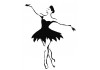 Sticker fille Danseuse