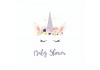 Sticker muraux Licorne silouhette