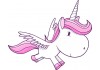 Sticker Licorne grosse tete