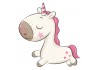 Sticker mural Licorne marche tranquille