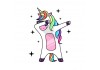 Licorne autocollant DAB