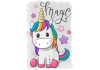 Sticker chambre Licorne personnalise