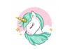 Sticker Licorne s'endort dans nuage