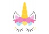 Sticker Licorne repose yeux