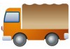 Sticker Camion orange