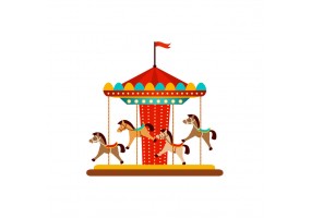 Sticker Cirque avec son manège