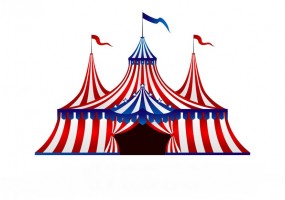 Sticker chapiteau Cirque geant