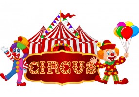 Sticker Cirque et circus