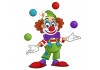 Sticker clown joyeux
