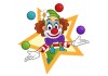 Sticker clown surprise