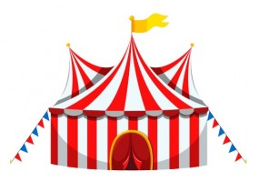 Sticker petit chapiteau de Cirque
