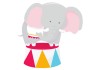 Sticker bebe elephant sur totem