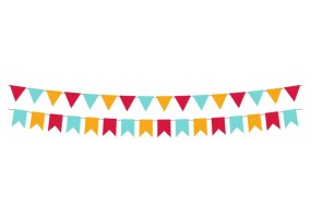 Sticker fanion de fete