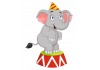 Sticker Cirque elephant totem