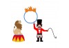 Sticker dresseur de fauve