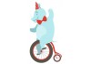 Sticker ours sur velo