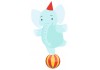 Sticker elephant sur ballon