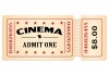 Sticker ticket de place cirque
