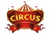 Sticker enseigne circus