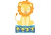 Sticker lion avec totem
