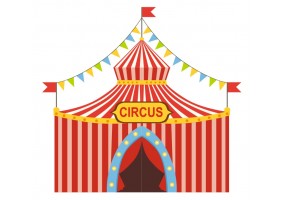 Sticker Cirque chapiteau