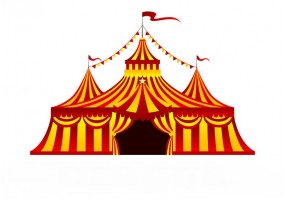 Sticker chapiteau de Cirque geant
