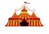 Sticker chapiteau de Cirque geant