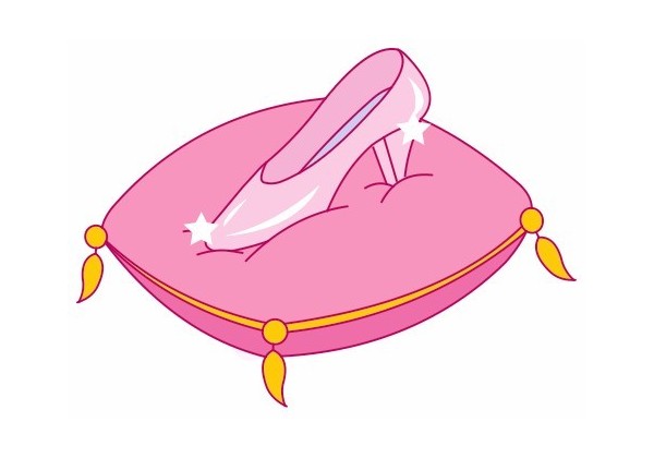 Sticker chausson de princesse