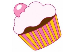 Sticker Gateau cup cake