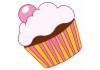 Sticker Gateau cup cake