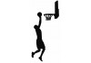 Sticker Basketteur plein saut