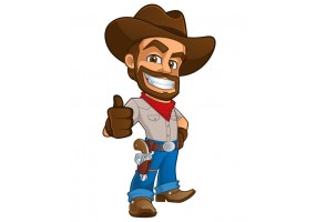 Sticker Cowboy