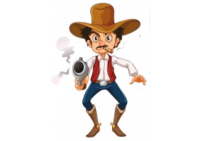 Sticker Cowboy