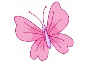 Sticker sublime Papillon deco fille