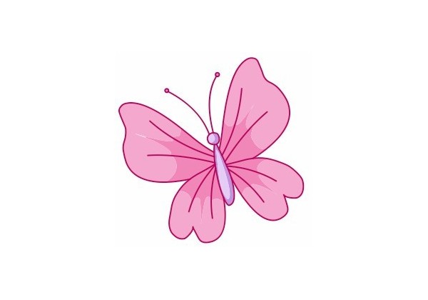 Sticker sublime Papillon deco fille