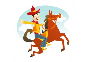 Sticker Cowboy