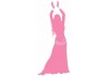 Sticker Danseuse leve main