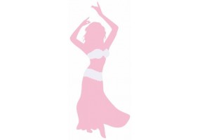 Sticker fille Danseuse orientale