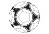 Autocollant ballon de foot