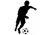 Sticker Football silhouette
