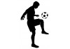 Sticker Footballeur chambre ado