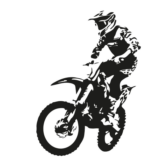 Sticker grand Moto cross