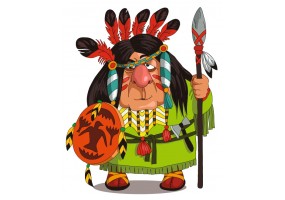 Sticker Indien